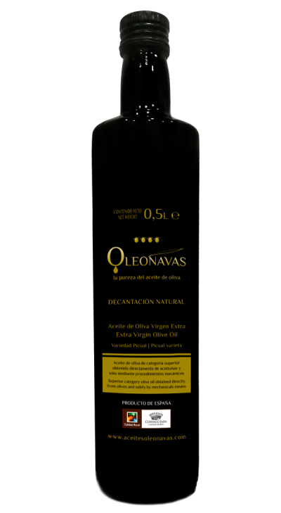 Caja de 12 botellas de 500 ml | Aceite de Oliva Virgen Extra
