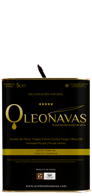 Lata de 3 L | Aceite de Oliva Virgen Extra | Cosecha temprana | Aceites OLEONAVAS