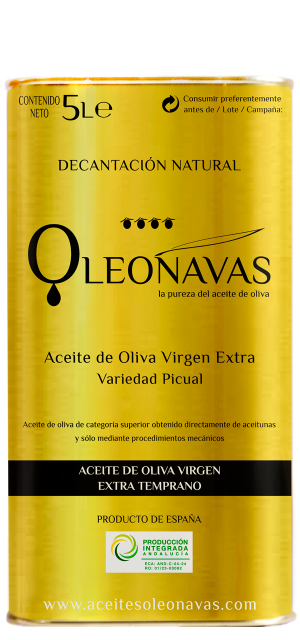 Caja de 3 latas de 5 L | Aceite de Oliva Virgen Extra TEMPRANO